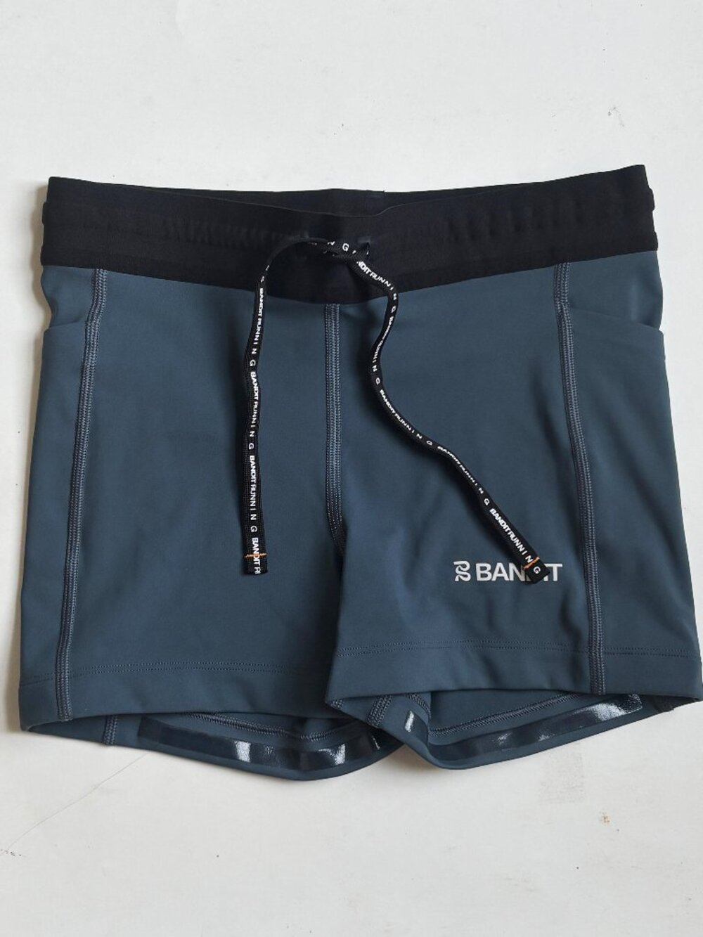 Bandit Stamina Shorts 3" Women's Compression Running Storm Blue Green Grey Small